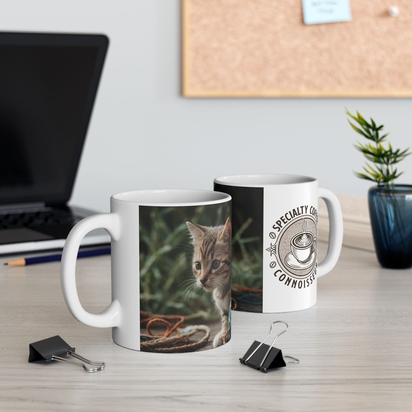 Yarn Kitten, Mug, 11oz - Specialty Coffee Connoisseur