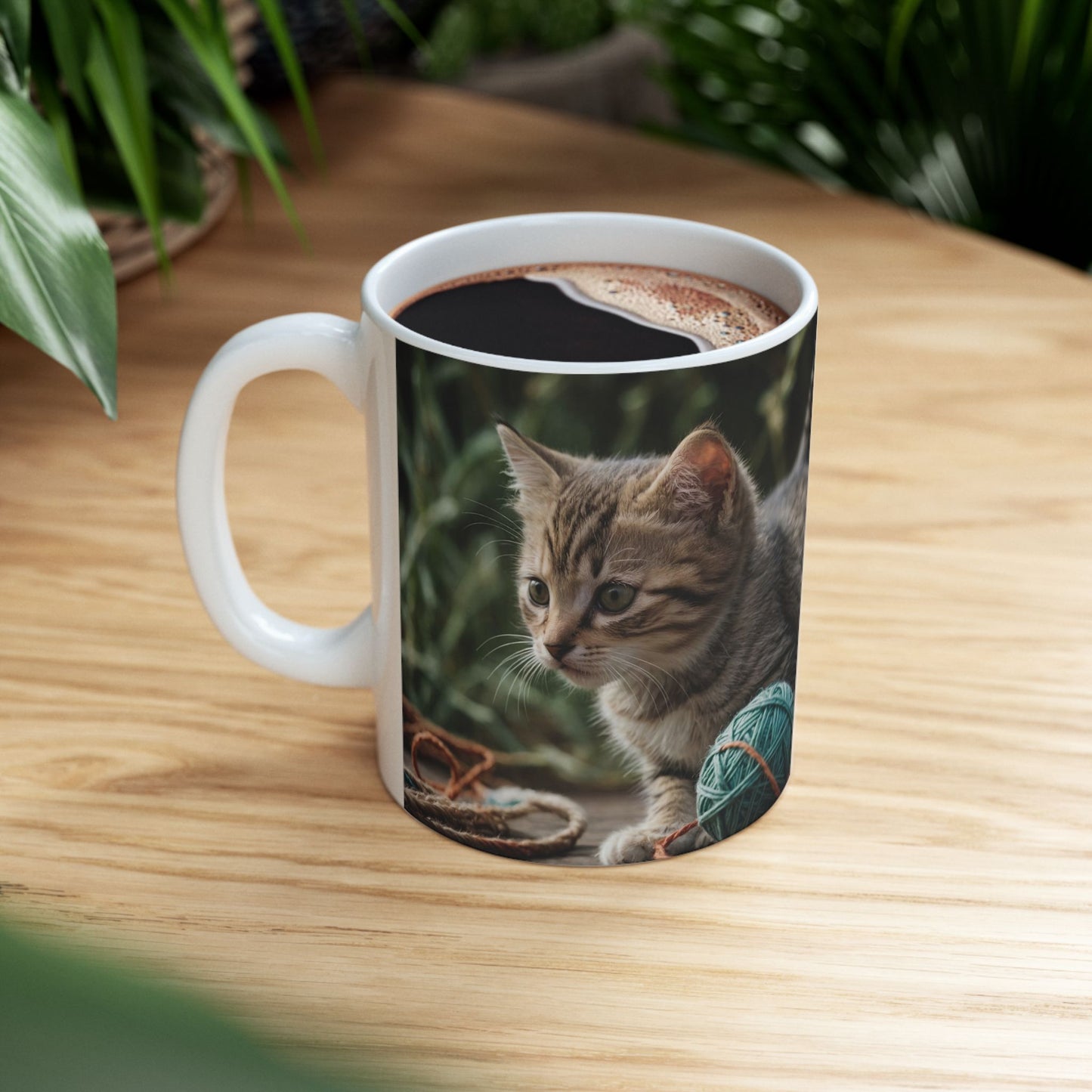 Yarn Kitten, Mug, 11oz