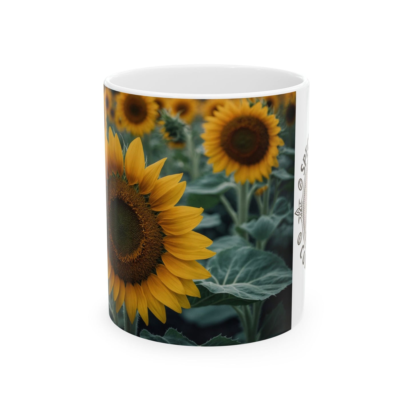 Sunflower, Mug, 11oz