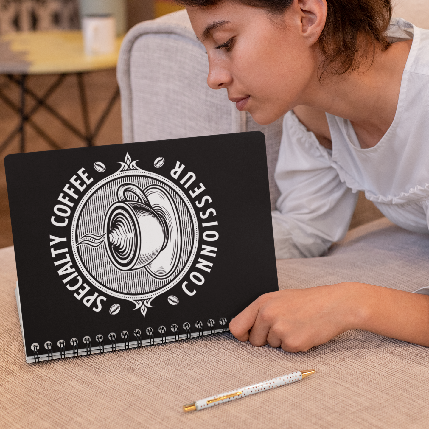 Specialty Coffee Connoisseur Journal Notebook - Specialty Coffee Connoisseur