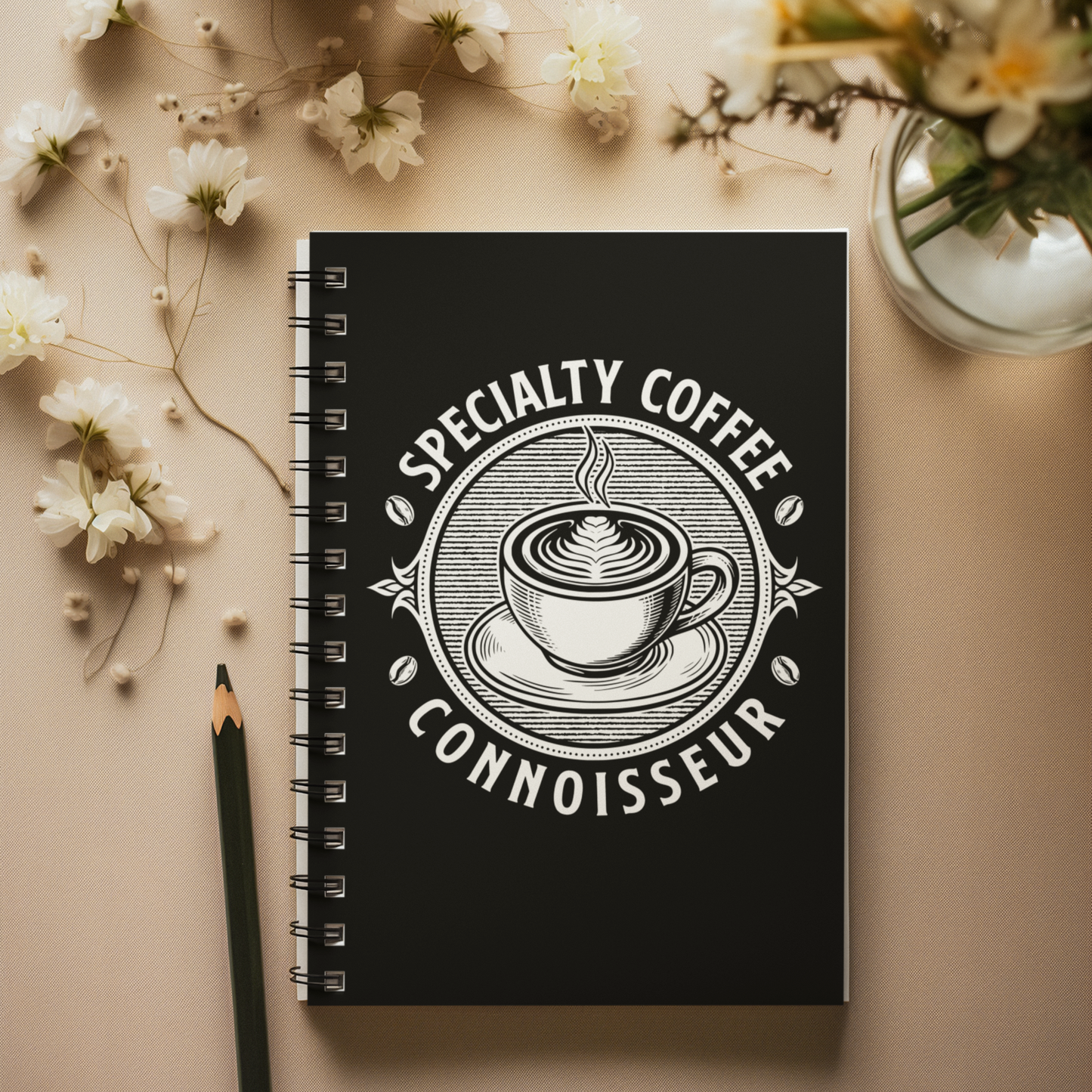 Specialty Coffee Connoisseur Journal Notebook - Specialty Coffee Connoisseur
