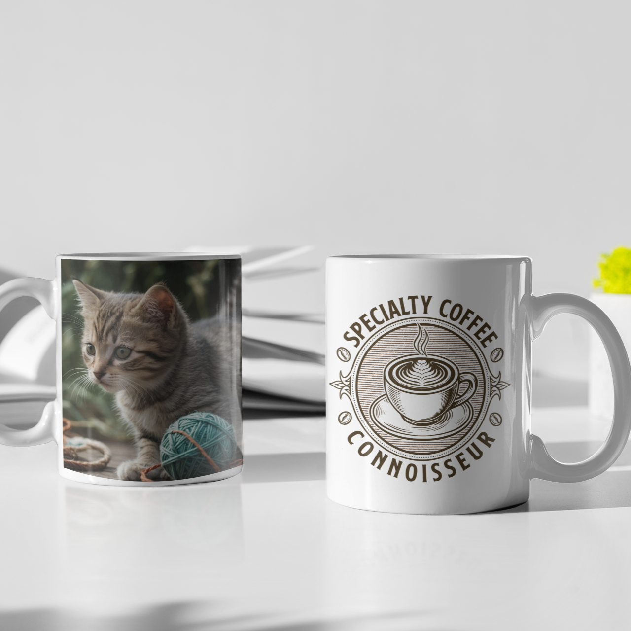 Yarn Kitten, Mug, 11oz - Specialty Coffee Connoisseur