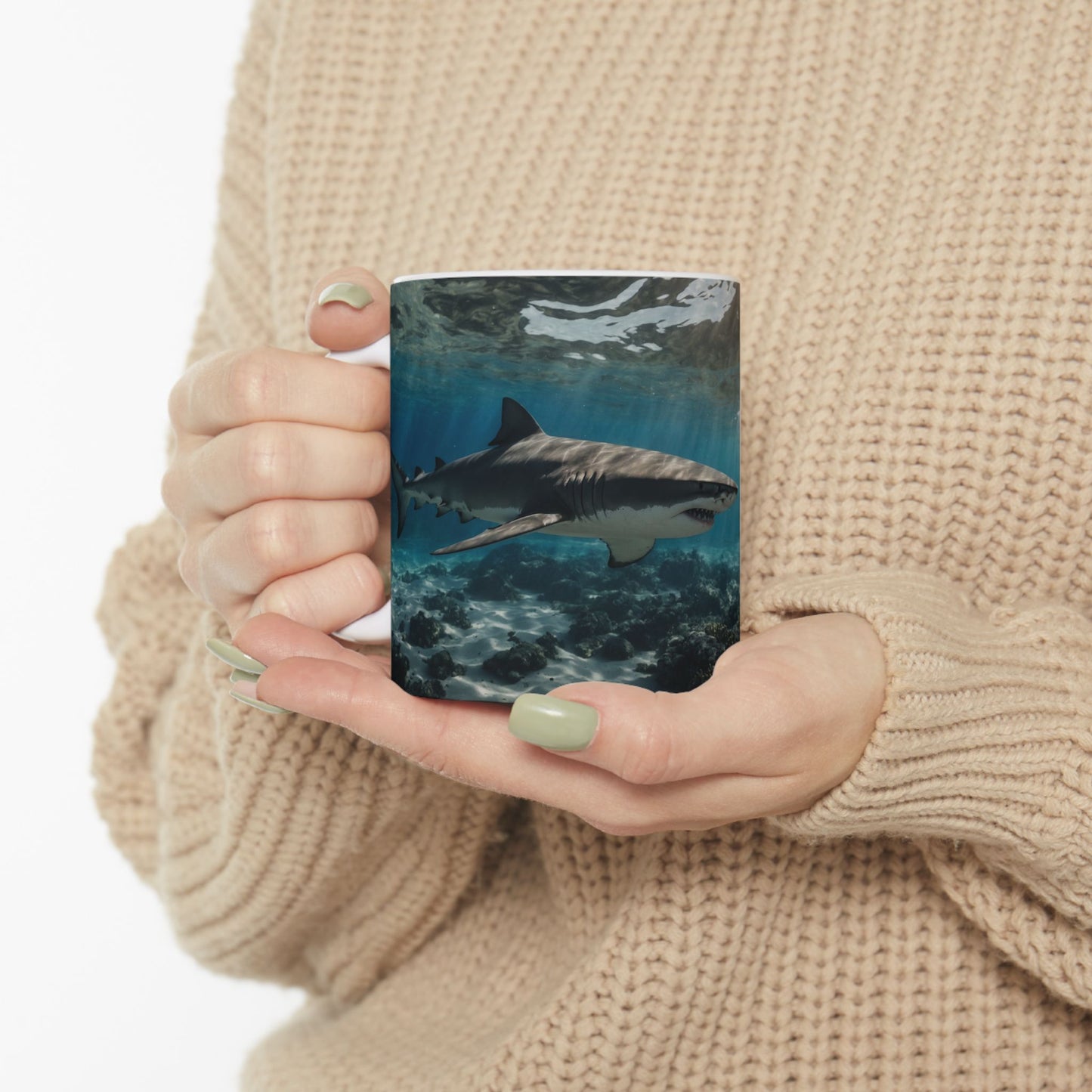 Shark, Mug, 11oz