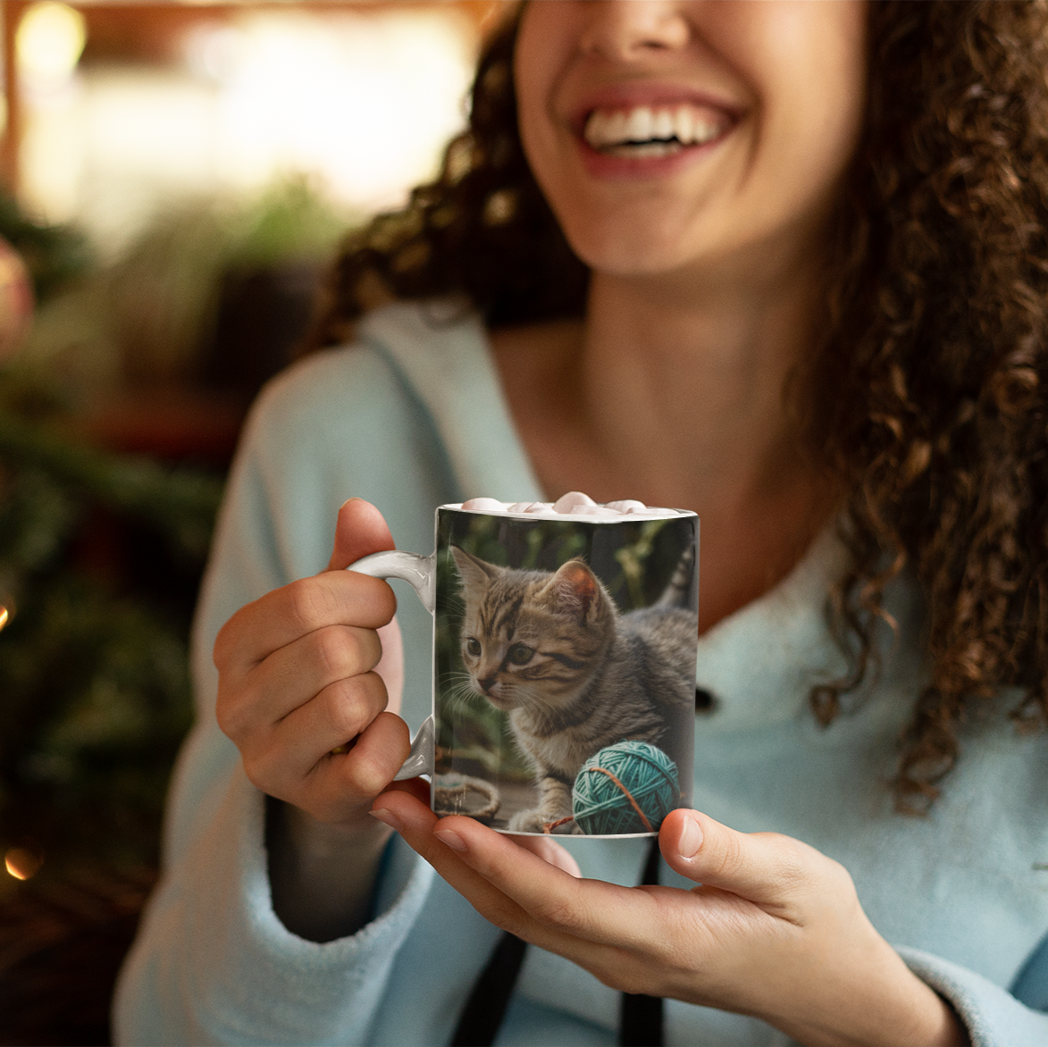 Yarn Kitten, Mug, 11oz