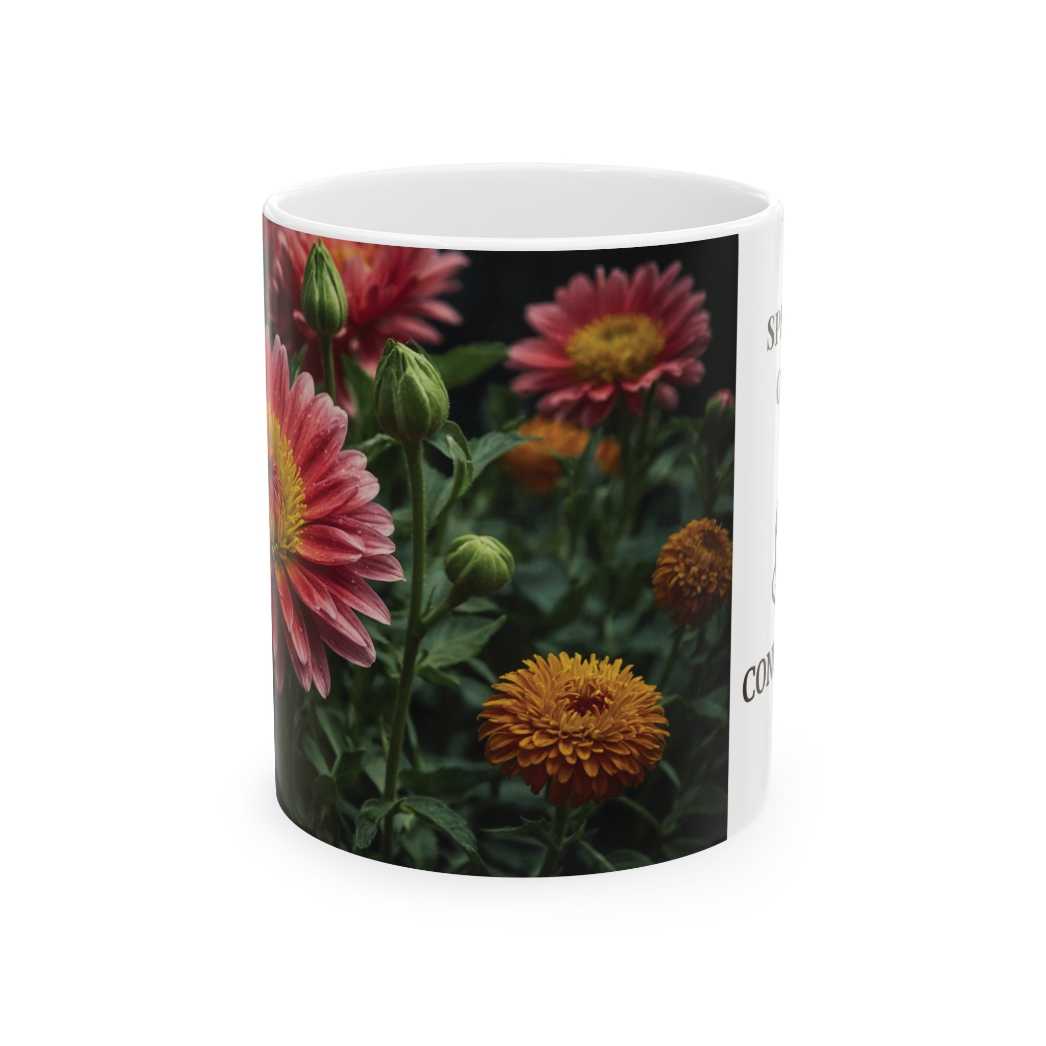 Flower, Mug, 11oz - Specialty Coffee Connoisseur