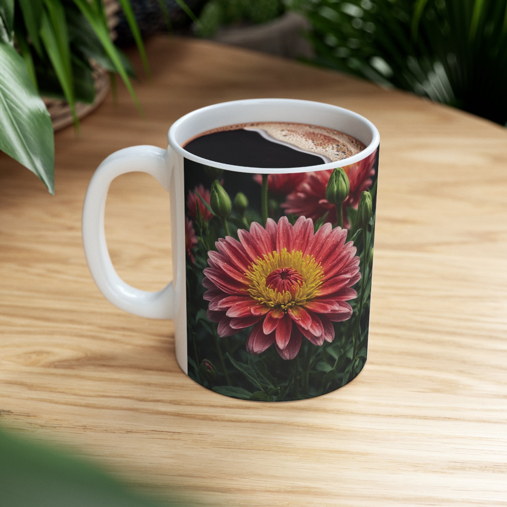 Flower, Mug, 11oz - Specialty Coffee Connoisseur