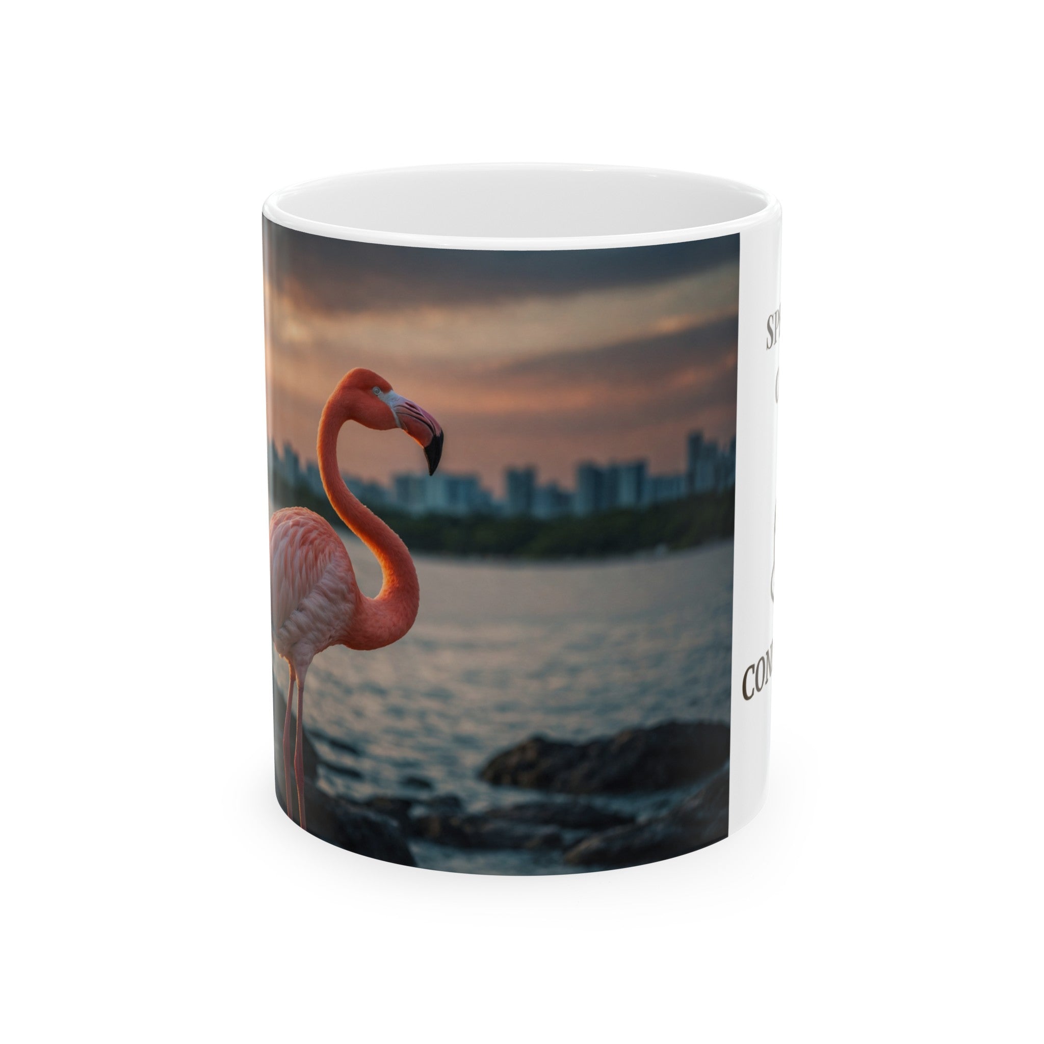 Flamingo, Mug, 11oz - Specialty Coffee Connoisseur