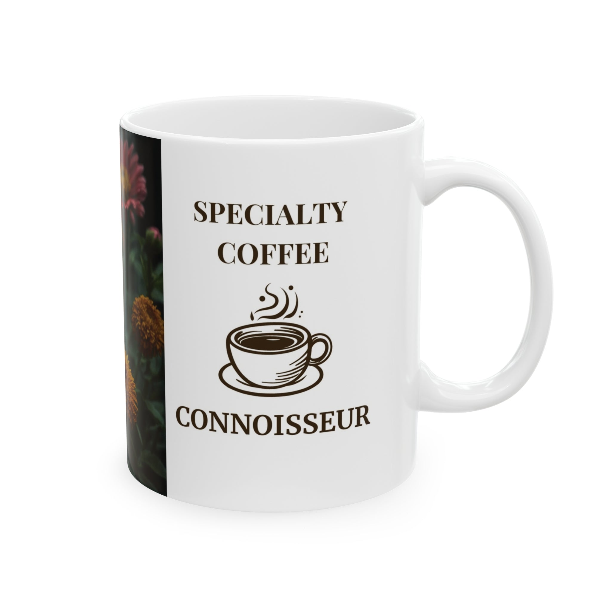 Flower, Mug, 11oz - Specialty Coffee Connoisseur