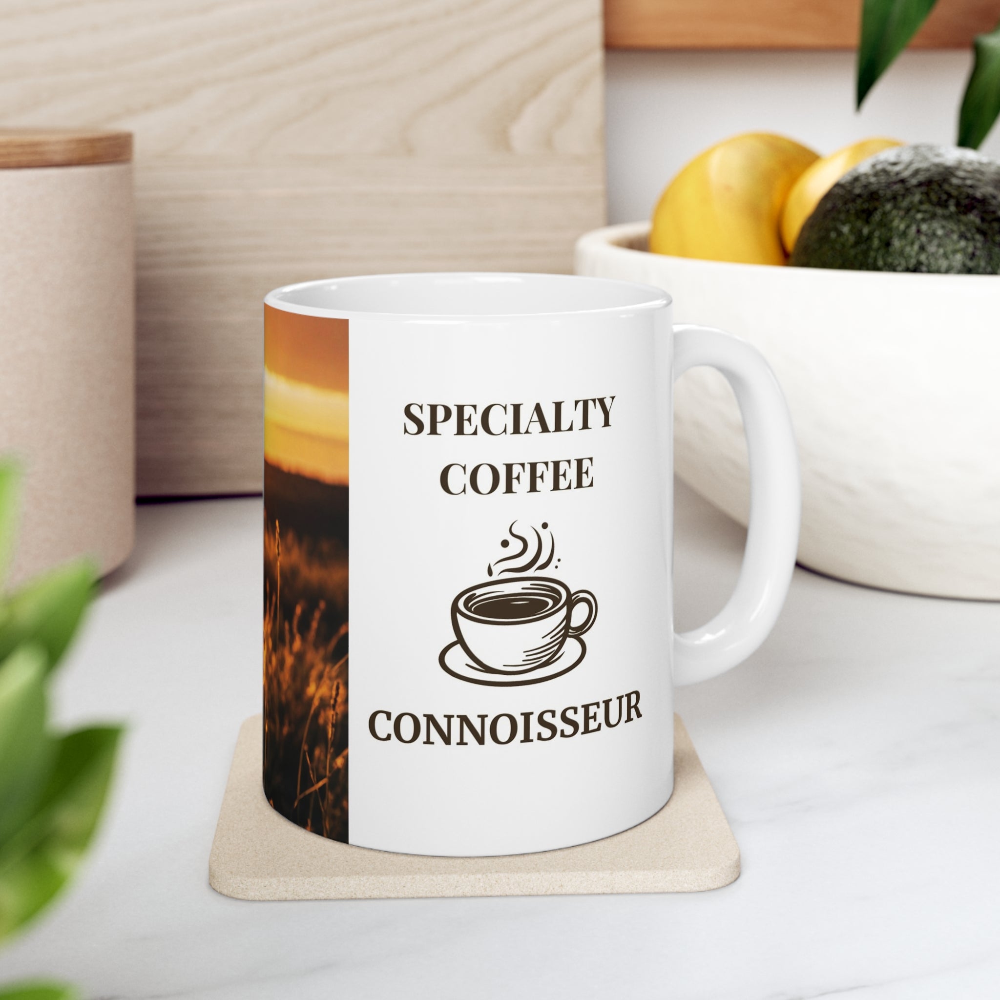 Dog Sunset, Mug, 11oz - Specialty Coffee Connoisseur