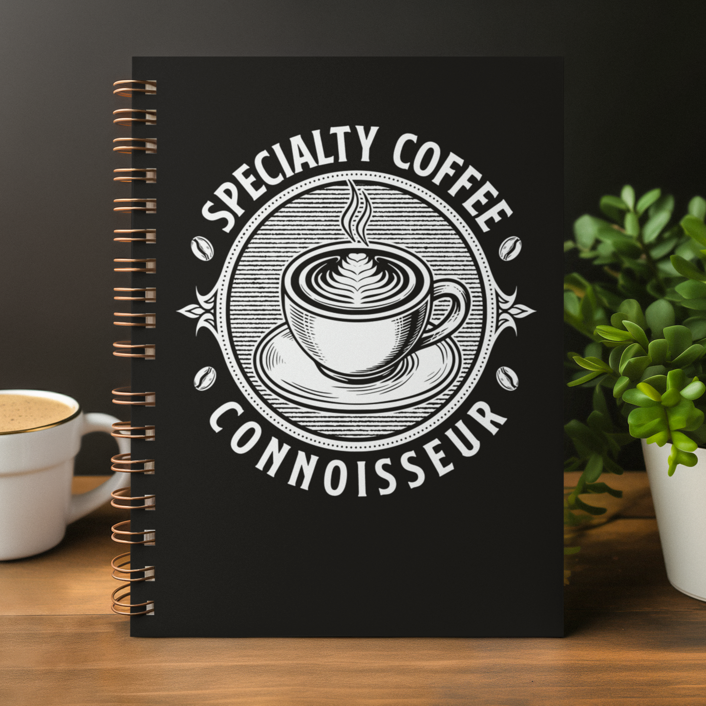 Specialty Coffee Connoisseur Journal Notebook