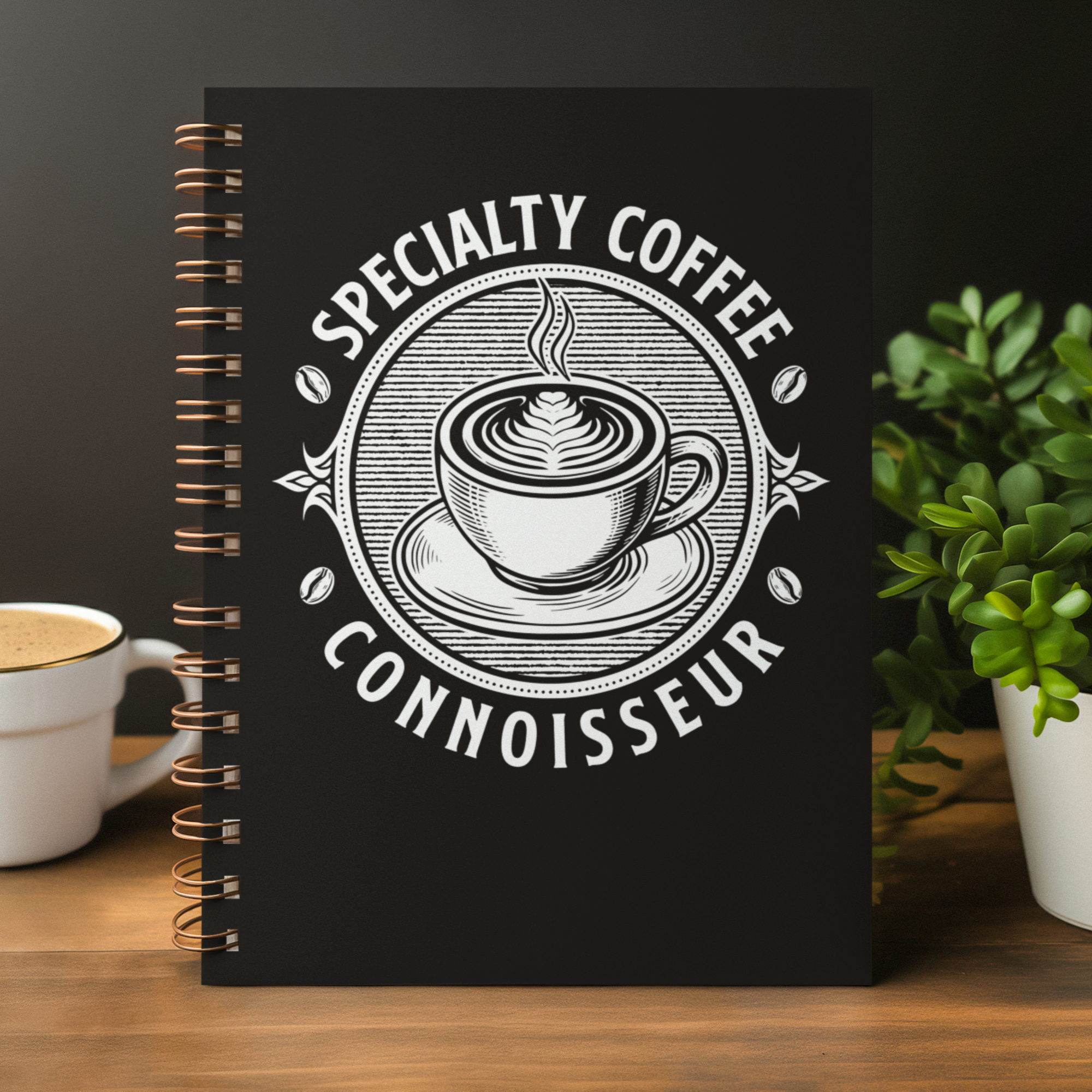 Specialty Coffee Connoisseur Journal Notebook