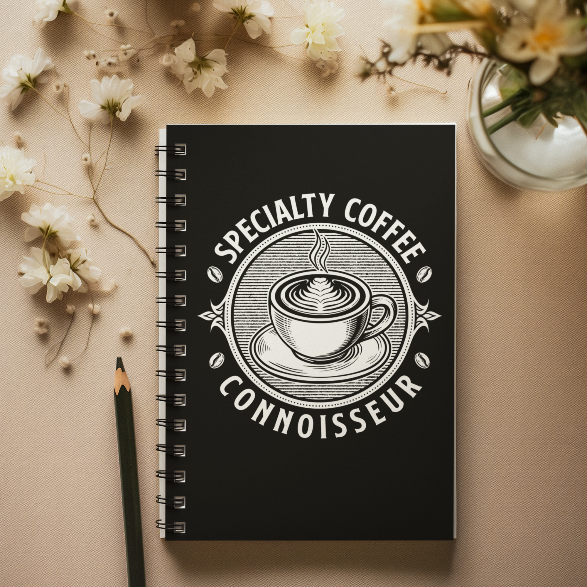 Specialty Coffee Connoisseur Journal Notebook