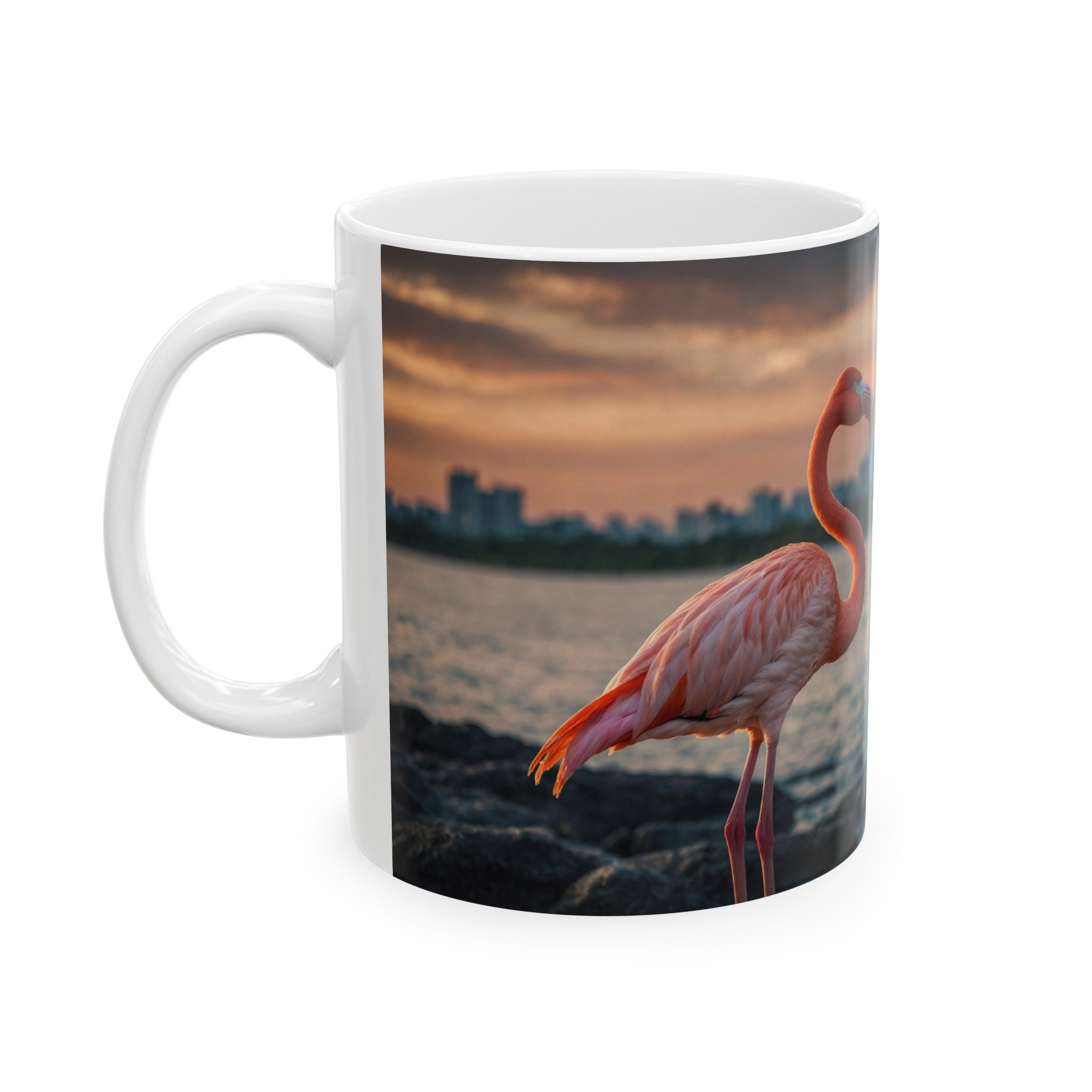 Flamingo, Mug, 11oz - Specialty Coffee Connoisseur