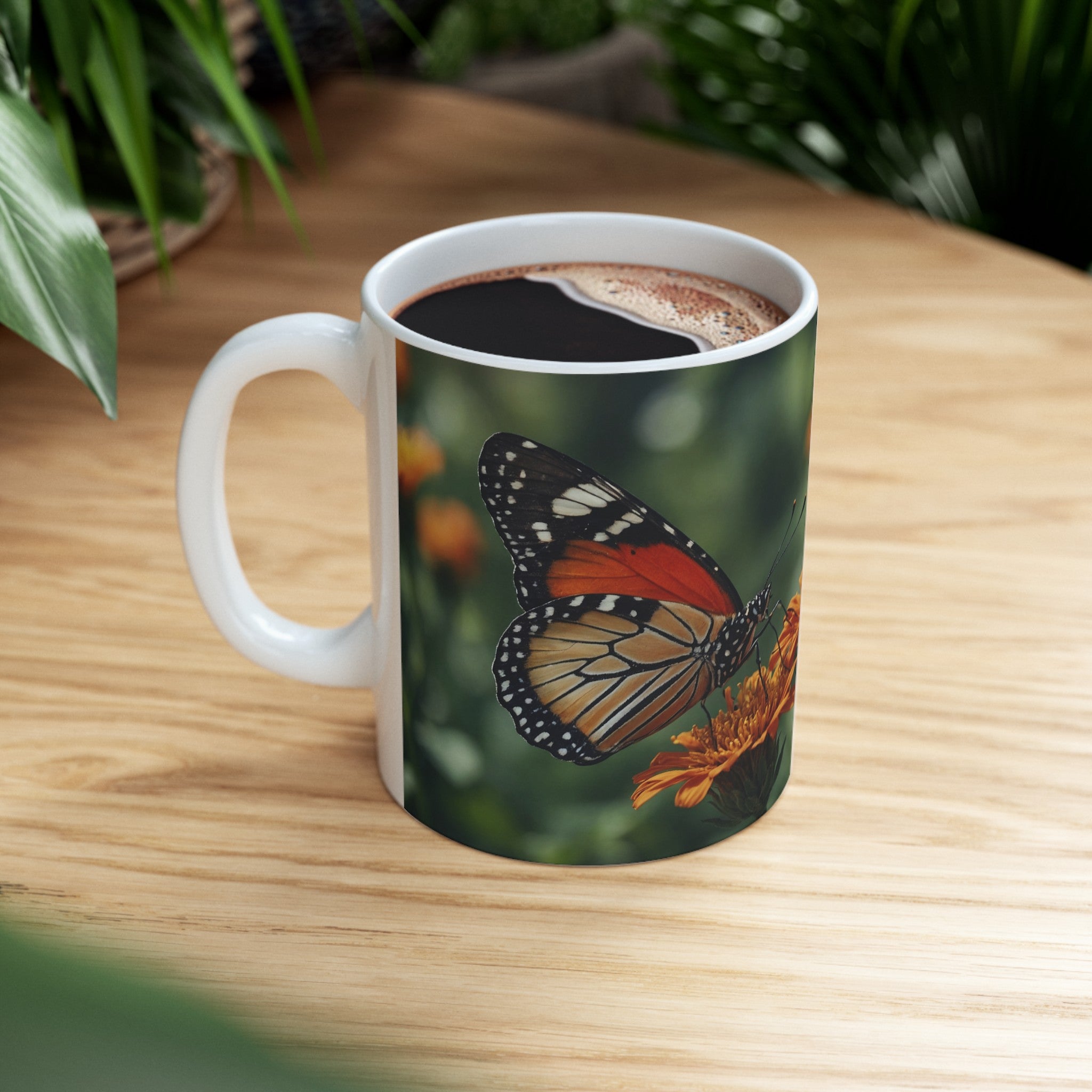 Butterfly, Mug, 11oz - Specialty Coffee Connoisseur