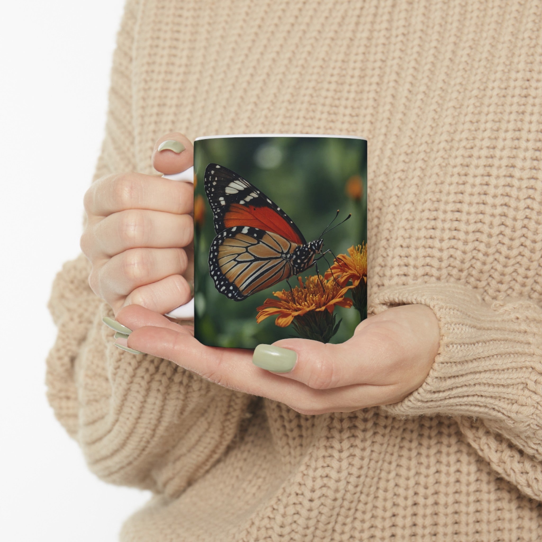 Butterfly, Mug, 11oz - Specialty Coffee Connoisseur