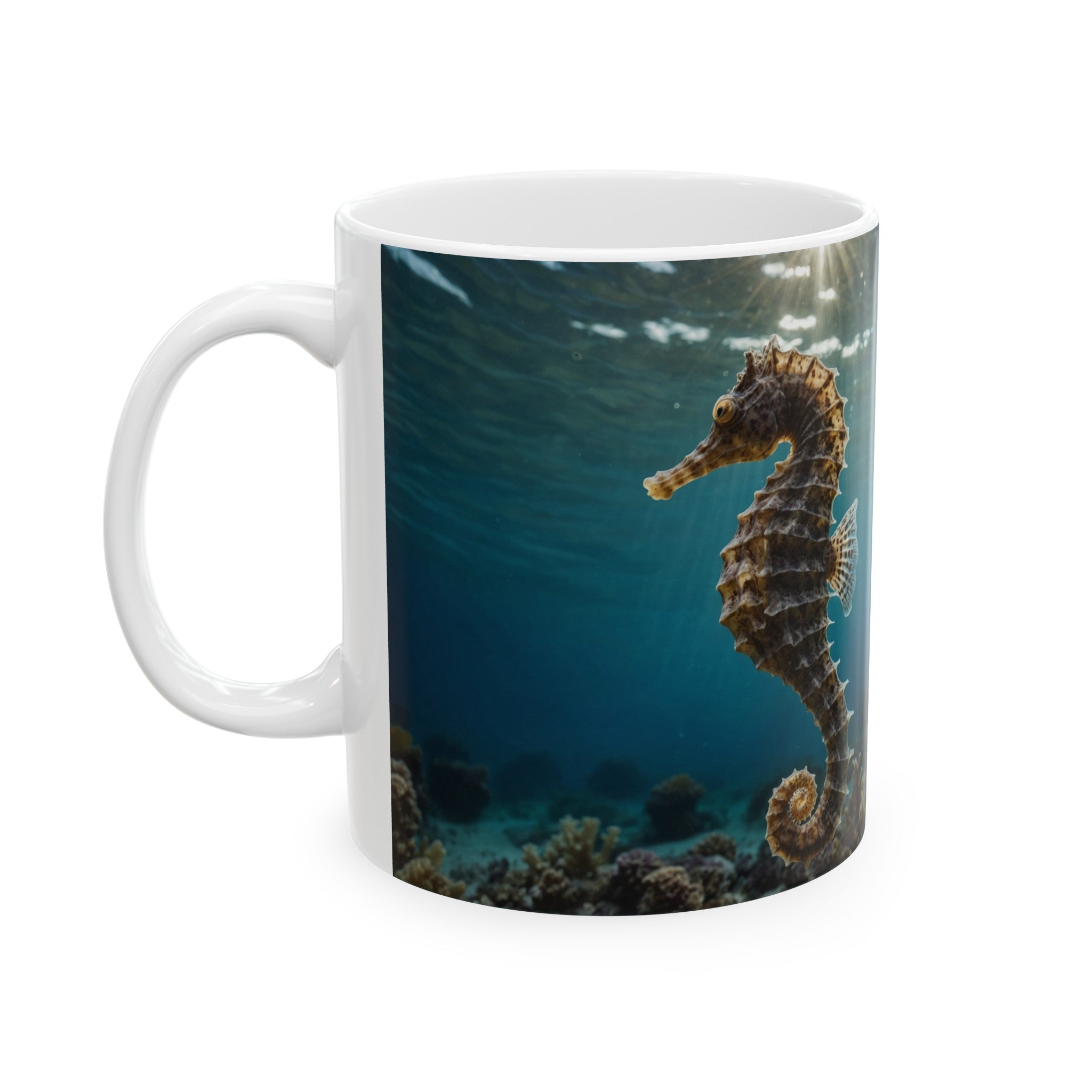 Seahorse, Mug, 11oz - Specialty Coffee Connoisseur