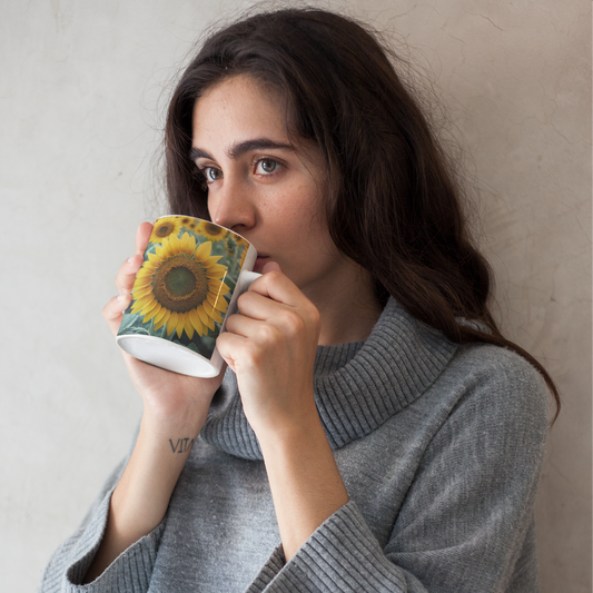 Sunflower, Mug, 11oz