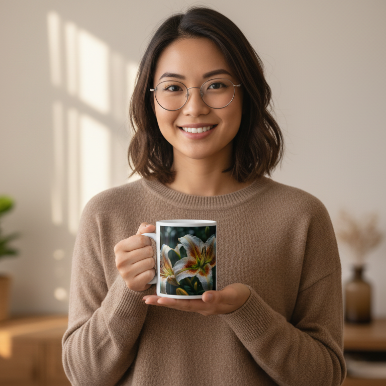 Lily, Mug, 11oz - Specialty Coffee Connoisseur